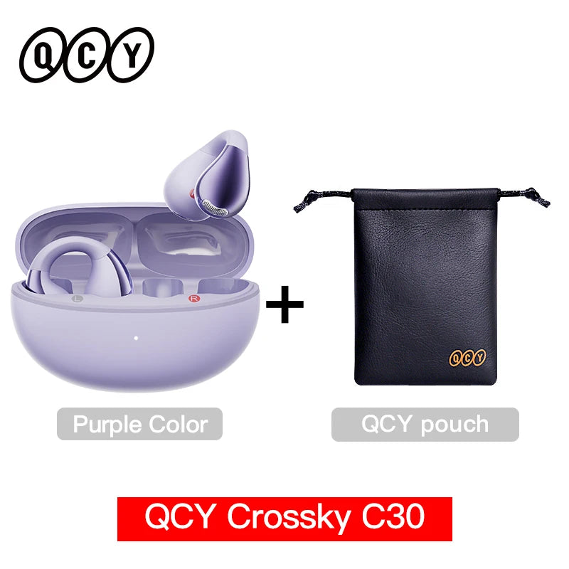 QCY Crossky C30 Wireless Earphones - Bluetooth 5.4 TWS Sports Earbuds with Dual-Connection and Waterproof Design - ShopHub