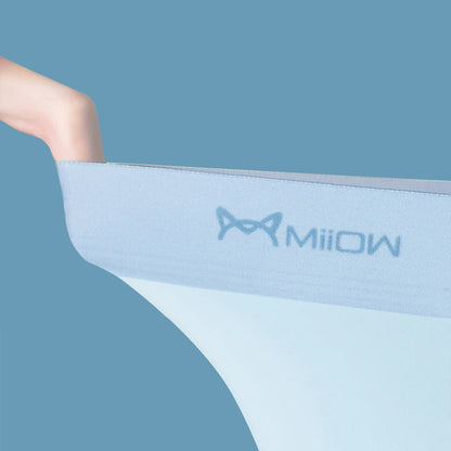 MiiOW Ice Silk Men's Boxershorts 3Pcs - Breathable Antibacterial Underwear - ShopHub