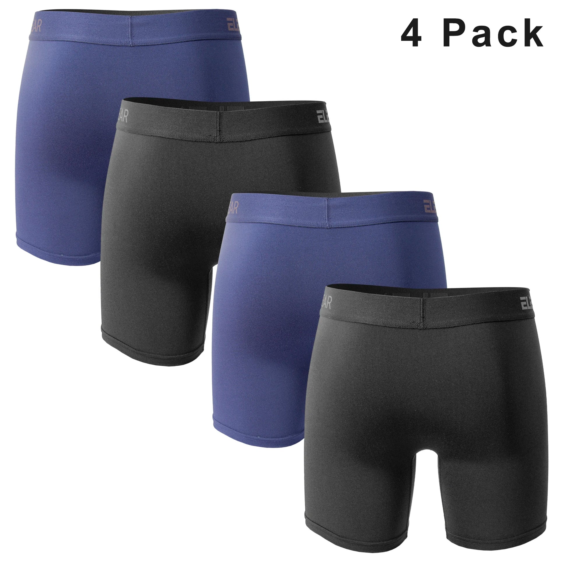 4 Pack Breathable Men's Boxershorts with Opening - Plus Size - ShopHub