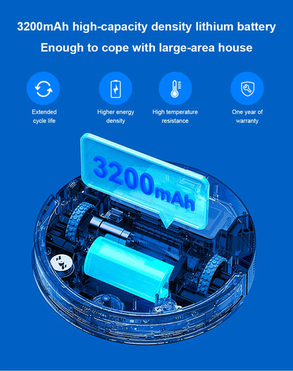 Liectroux Lilin X6 robot vacuum cleaner navigating hardwood floor with its sleek design and smart sensors.