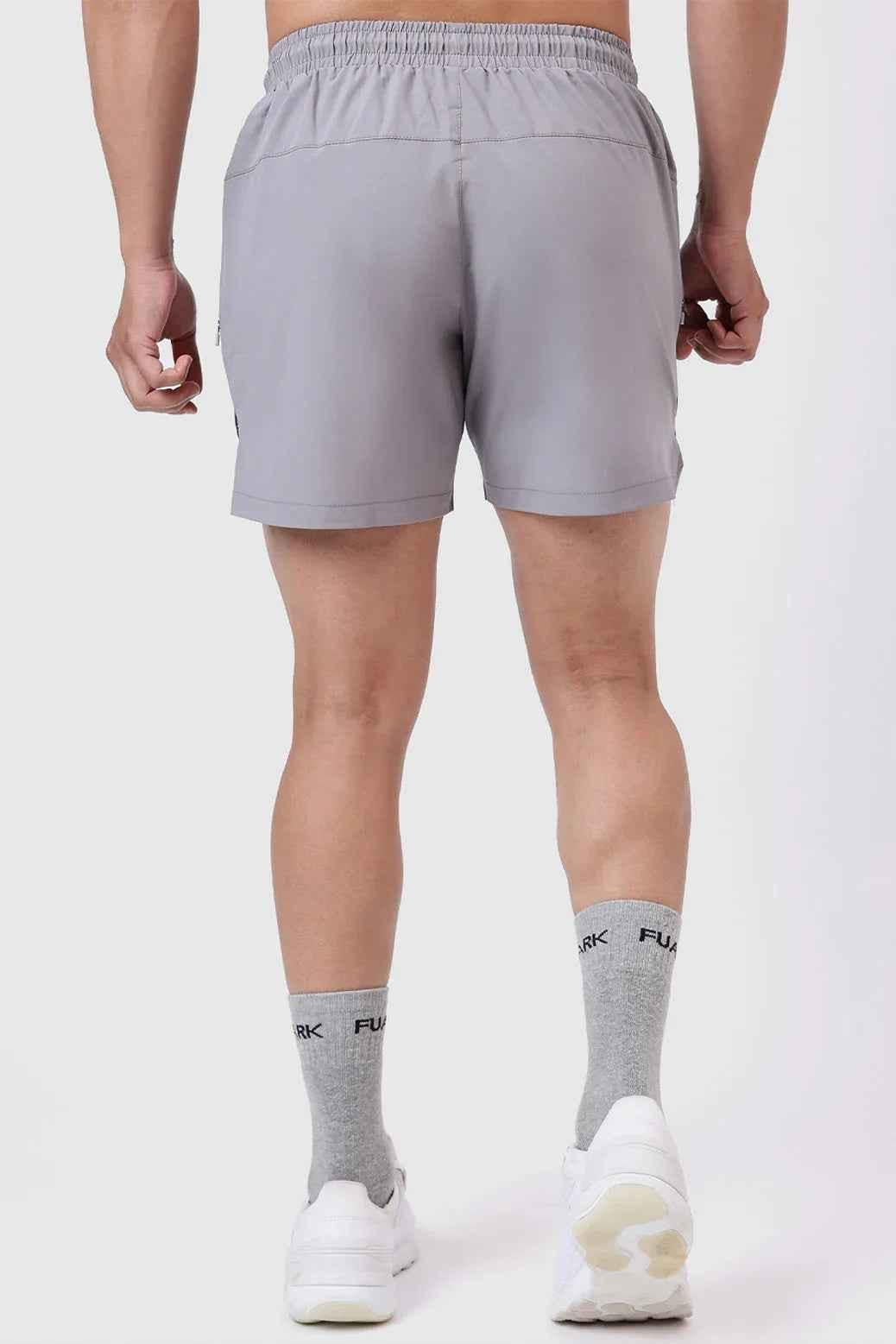 Snap Colourblock Shorts Black