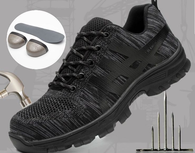 Steel Toe Work Shoes Anti Piercing Lightweight Sneakers Hiking Shoes dealonline.co.nz