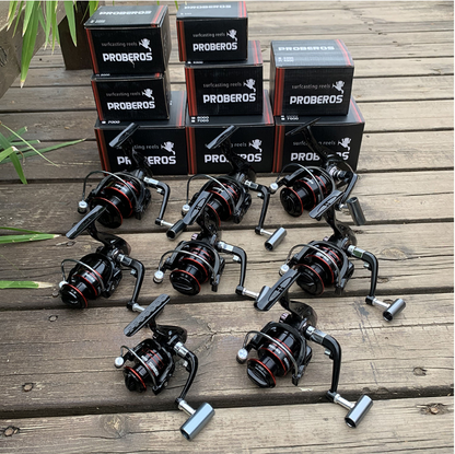 Metal Spinning Fishing Reel Left/Right Retrieve 5.2:1 12 Ball Bearings dealonline.co.nz