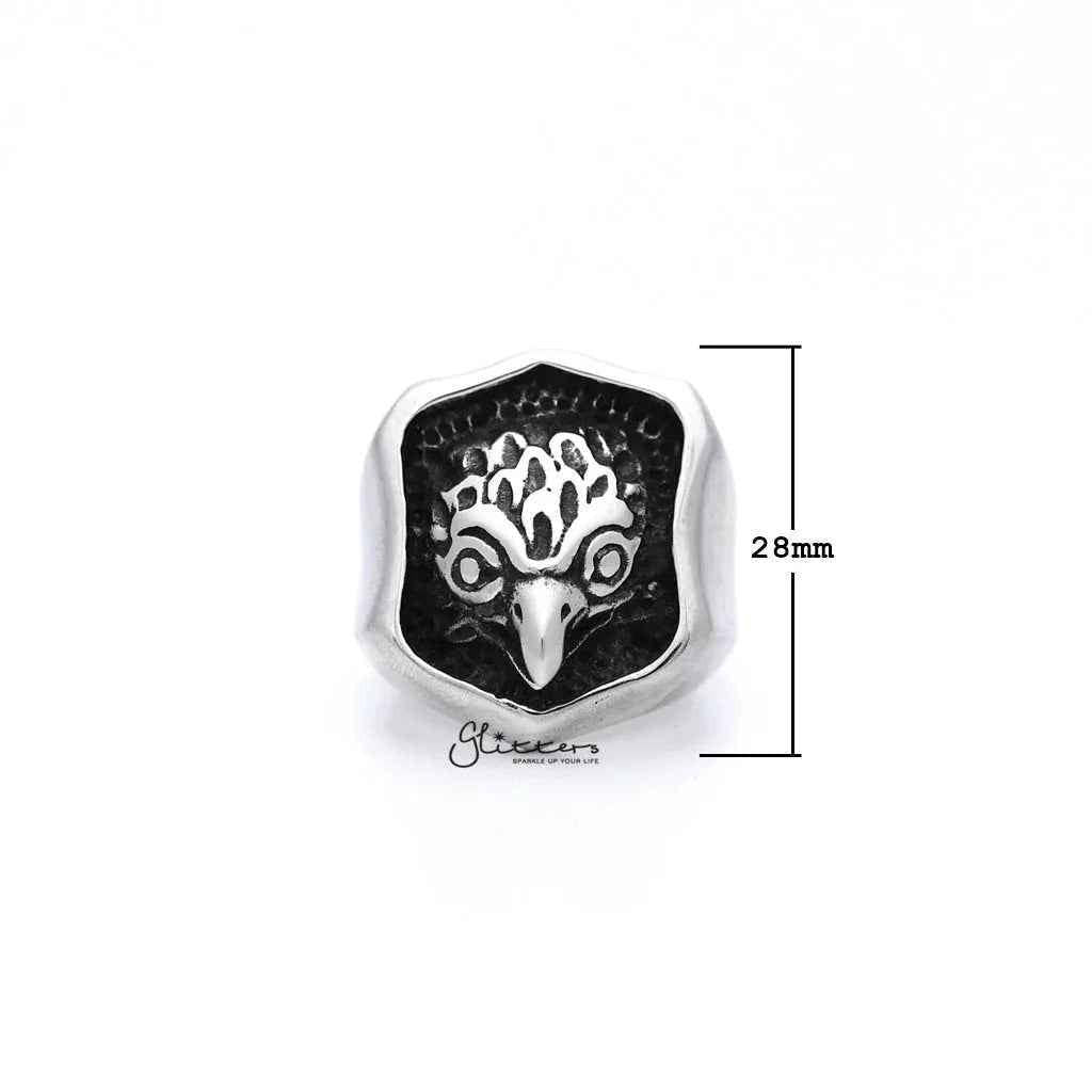 Stainless Steel Eagle Casting Men's Ring