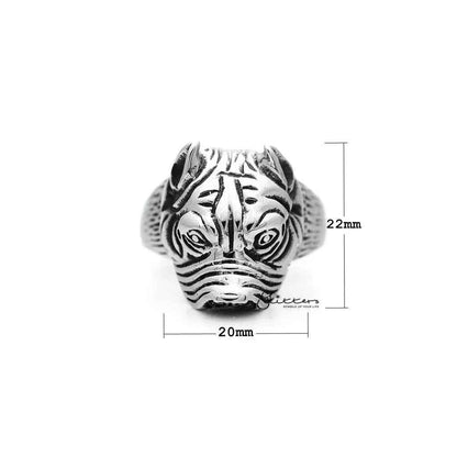Men's Stainless Steel Dog Casting Rings