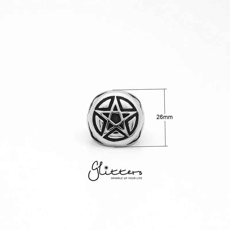 Stainless Steel Star Cast Ring