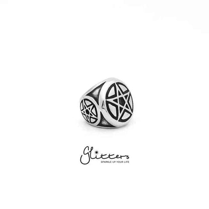 Stainless Steel Star Cast Ring