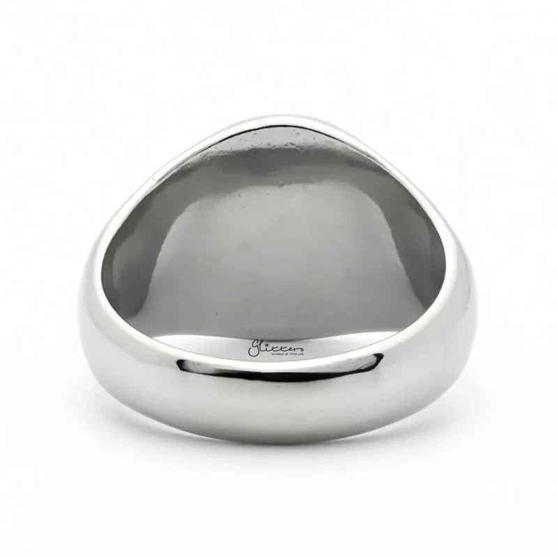 Stainless Steel Celtic Trinity Knot Rune Signet Ring