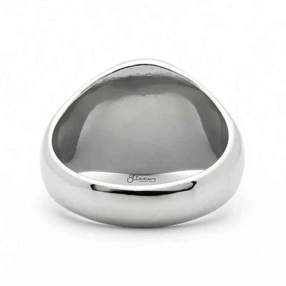 Stainless Steel Celtic Trinity Knot Rune Signet Ring