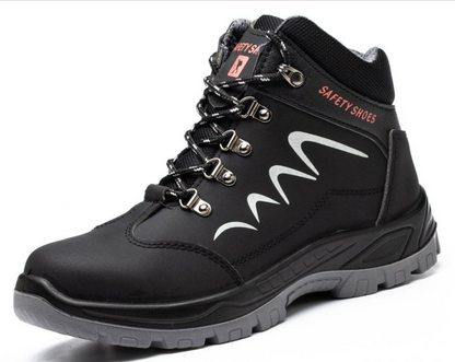 Work Safety Shoes Breathable Steel Cap Industrial Lightweight Construction - ShopHub