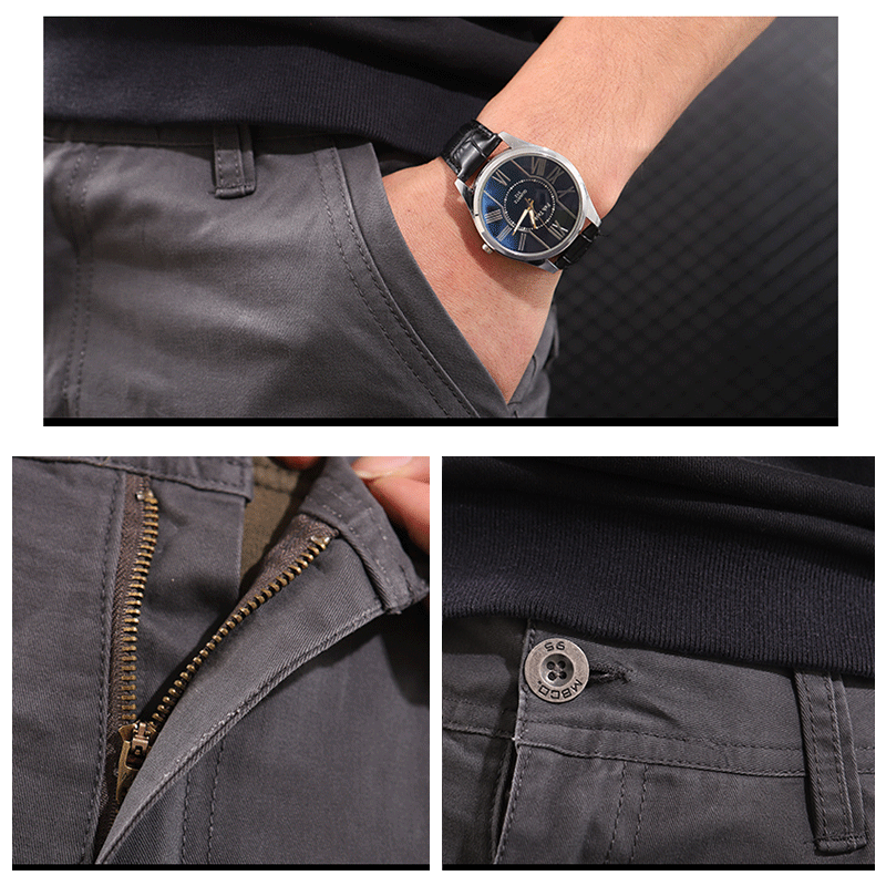 Work Pants Cotton Size 30,31,32,33,34,35 Black Grey Green dealonline.co.nz