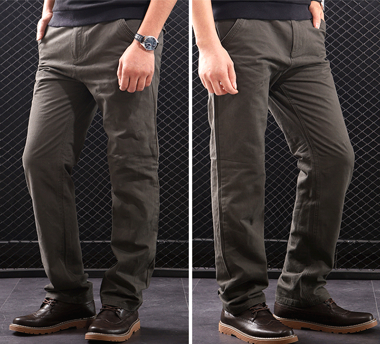 Work Pants Cotton Size 30,31,32,33,34,35 Black Grey Green dealonline.co.nz