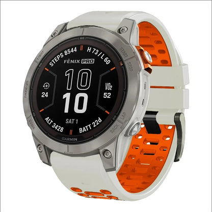 Silicone Watch Band for the Garmin Fenix 7 & 7 Pro (available in 12 colours) Habicare