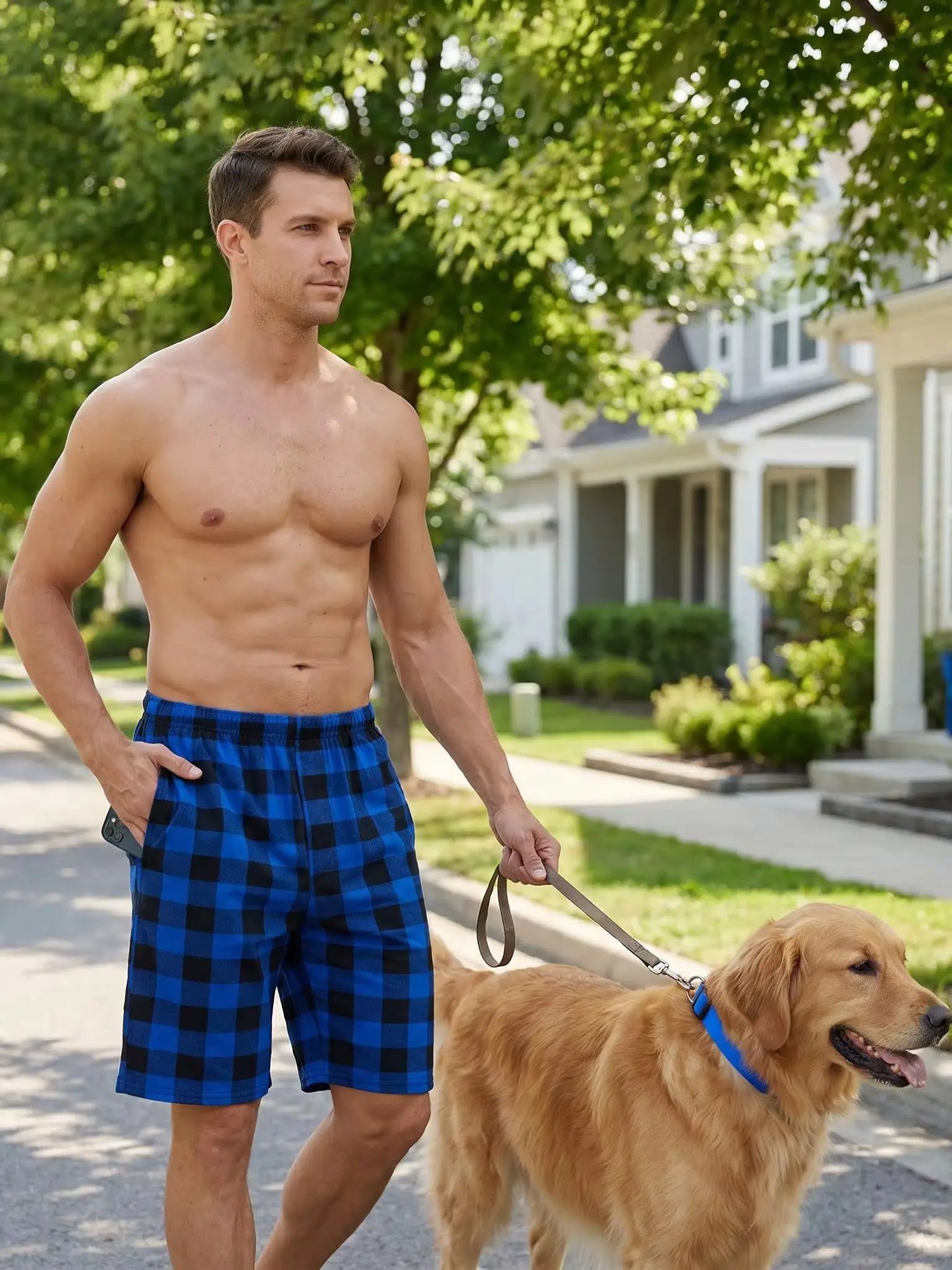 Stylish and Comfortable Men's Summer Pajama Shorts for Blissful Nights