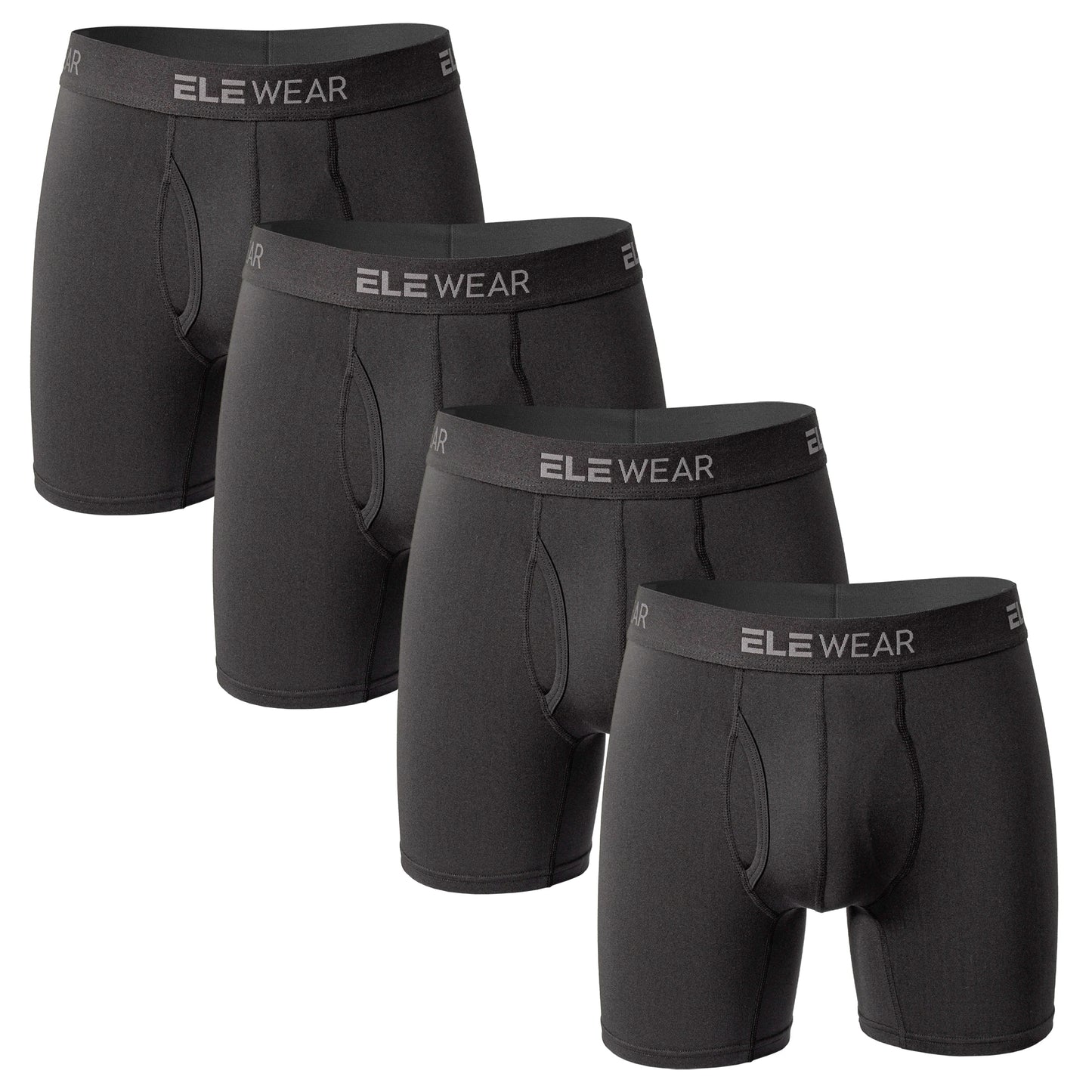 4 Pack Men's Breathable Boxershorts with Opening - ShopHub
