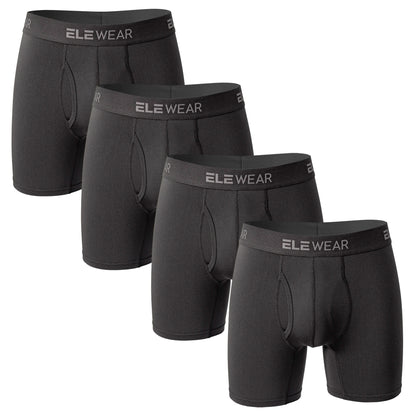 4 Pack Men's Breathable Boxershorts with Opening - ShopHub