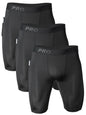 3pcs Men's Sports Underwear Plus Size with Side Pockets, Front Inner Pocket, Snake Pattern Embossed, 1XL-6XL - ShopHub