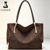 FOXER Vintage Suede Shoulder Bag