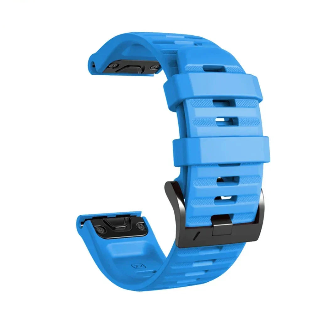 QuickFit Silicone Strap for the Garmin Flagship Models (2 sizes & 46 colours available) Habicare