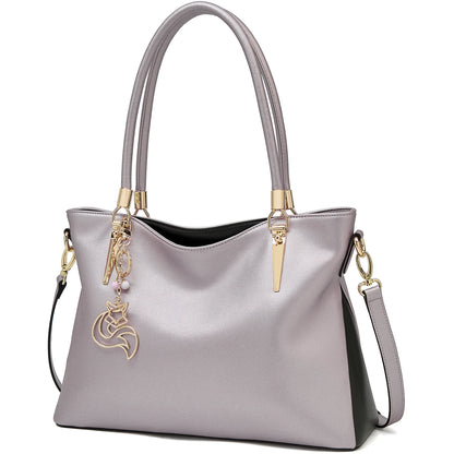 FOXER New Elegant Shoulder Bag for Women Luxury Designer Handbags Cowhide Leather Female Messenger Crossbody Bag Purse