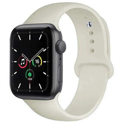 Silicone Sport Band for Apple Watch Series (42mm - 49mm)(available in 45 colours) Habicare