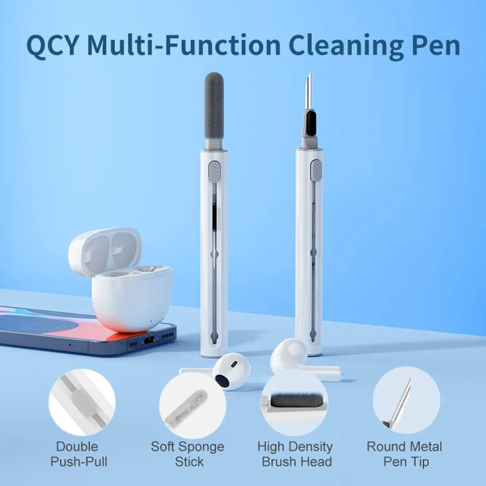 QCY T13 Wireless Earphones with 4 Mic ENC, HD Call, Stereo Sound, Touch Control, Long Standby 40Hrs - ShopHub