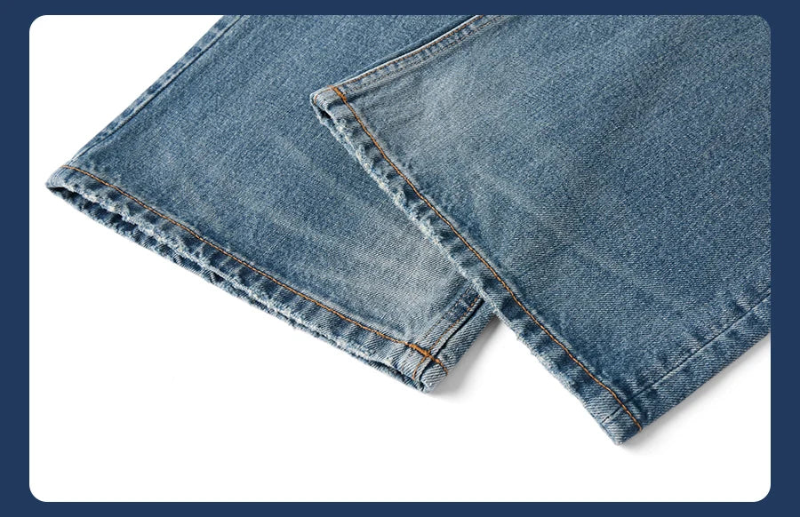 SIMWOOD 13.5oz Heavyweight Washed Retro Jeans