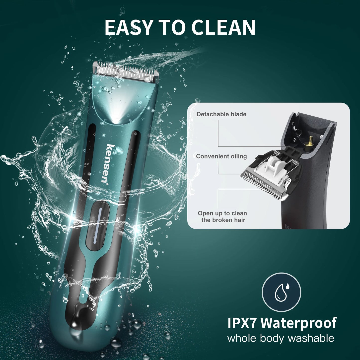 KENSEN S10 Electric Body Hair Trimmer