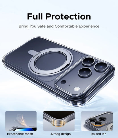 UGREEN 360° Magnetic Stand Case for iPhone 17 Pro Max
