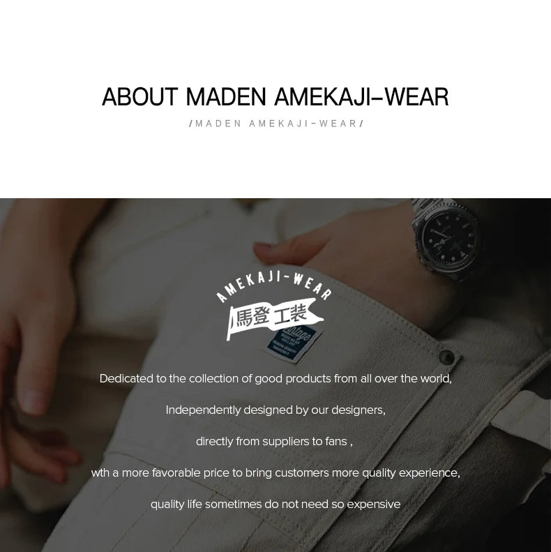 Maden Multi Pockets White Jeans