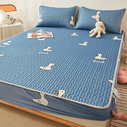 Transform Your Sleep with Our Cooling Summer Bed Mat & Pillowcase Set