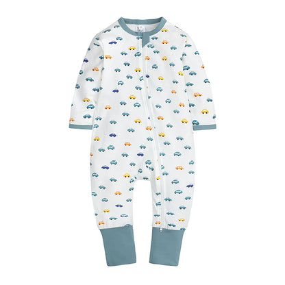 Kids Tales Everyday Wonder Cotton-Stretch Zip Baby Romper