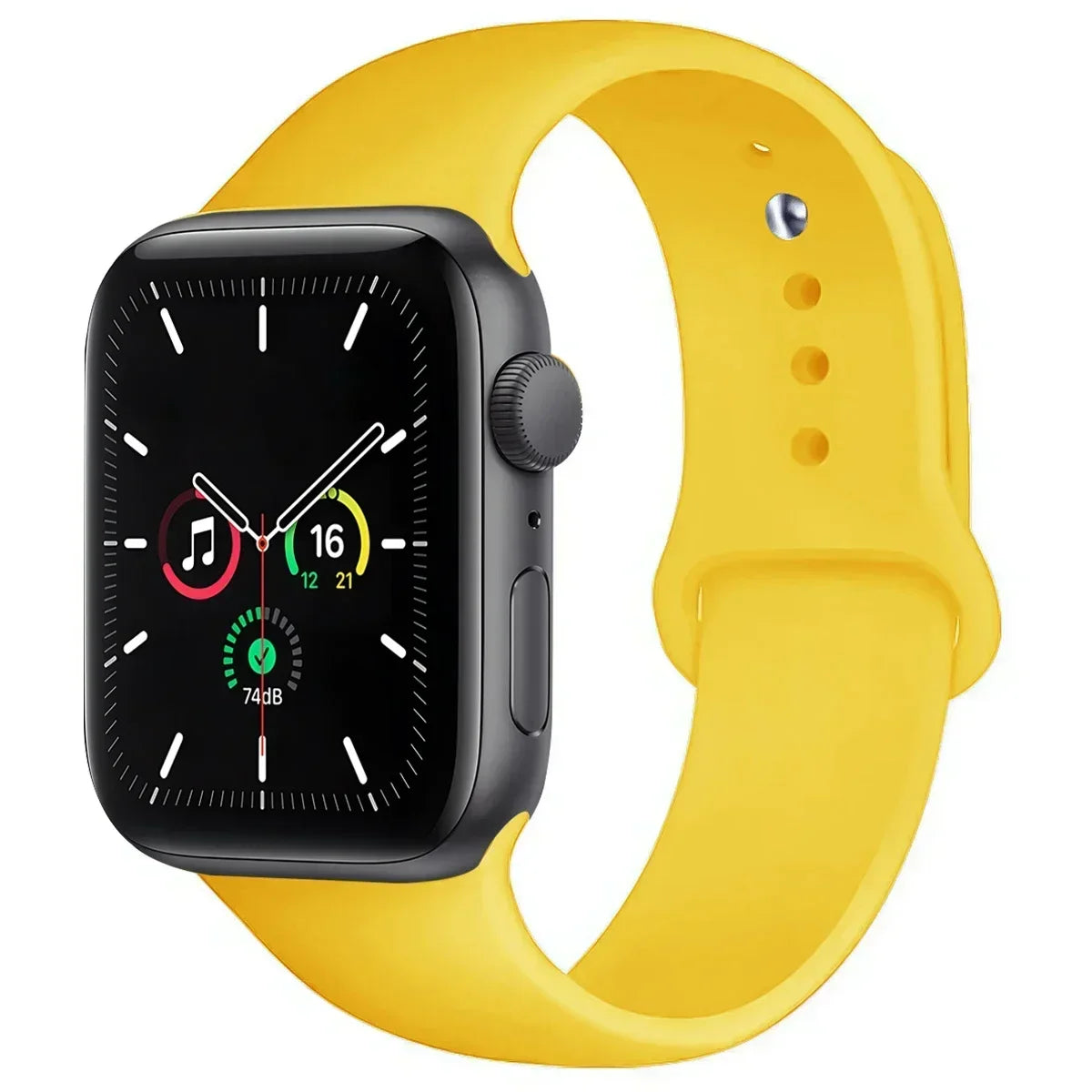 Silicone Replacement Strap for Apple Watch Series (38mm - 42mm) (available in 45 colours) Habicare