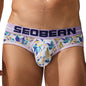 SEOBEAN Men's Printed Briefs Comfortable Breathable Underwear - ShopHub