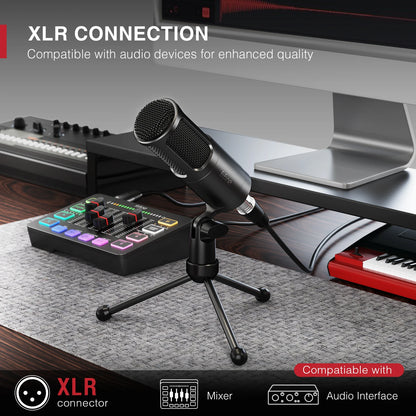 FIFINE XLR Dynamic Microphone K669D