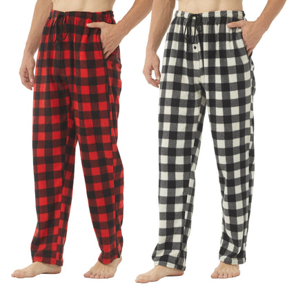 Comfortable Men's Fleece Pajama Pants - Soft, Warm, and Stylish Lounge Wear