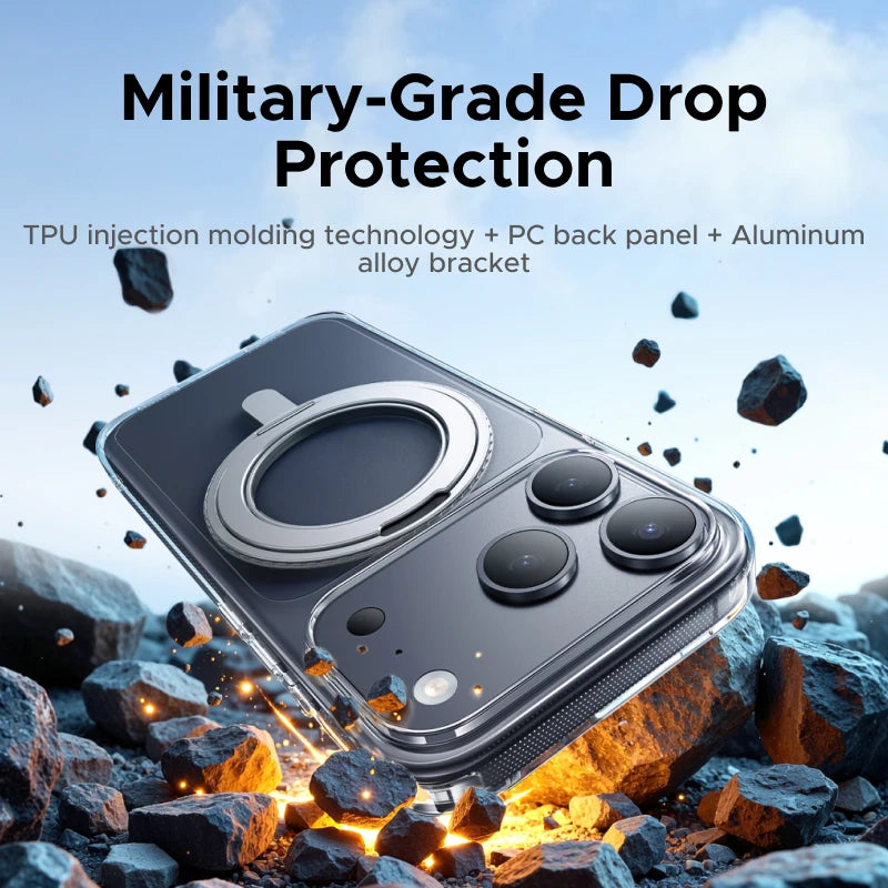 UGREEN 360° Magnetic Stand Case for iPhone 17 Pro Max