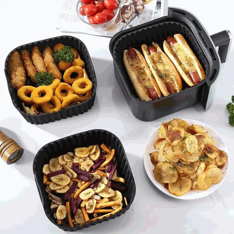 Silicone Air Fryer Square Molds