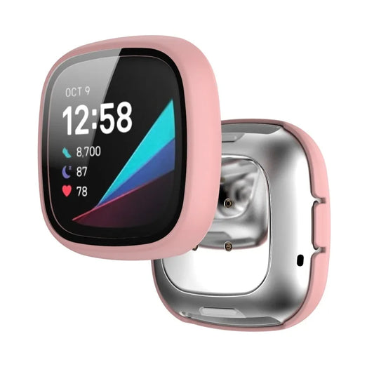 Tempered Glass Case Cover for the Fitbit Versa 3 Habicare