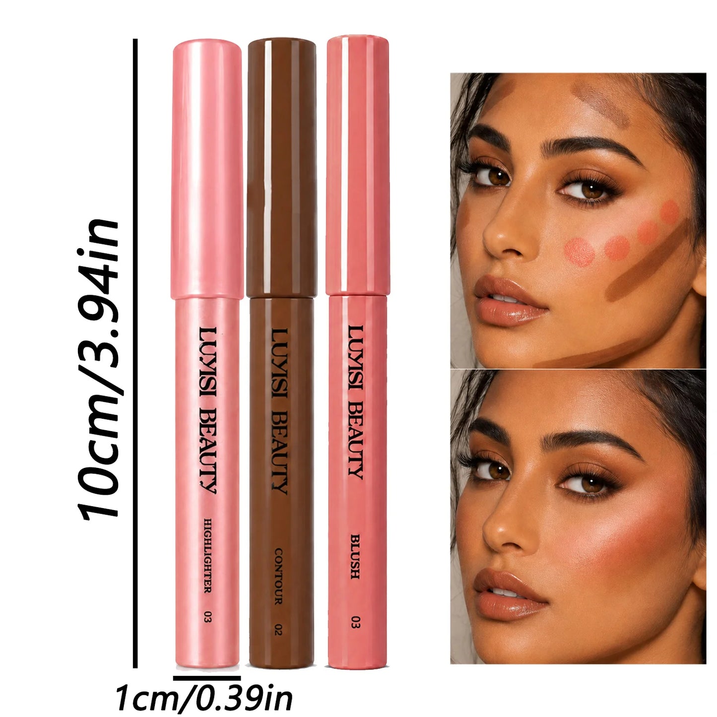 3pcs/Set Face Makeup Pen