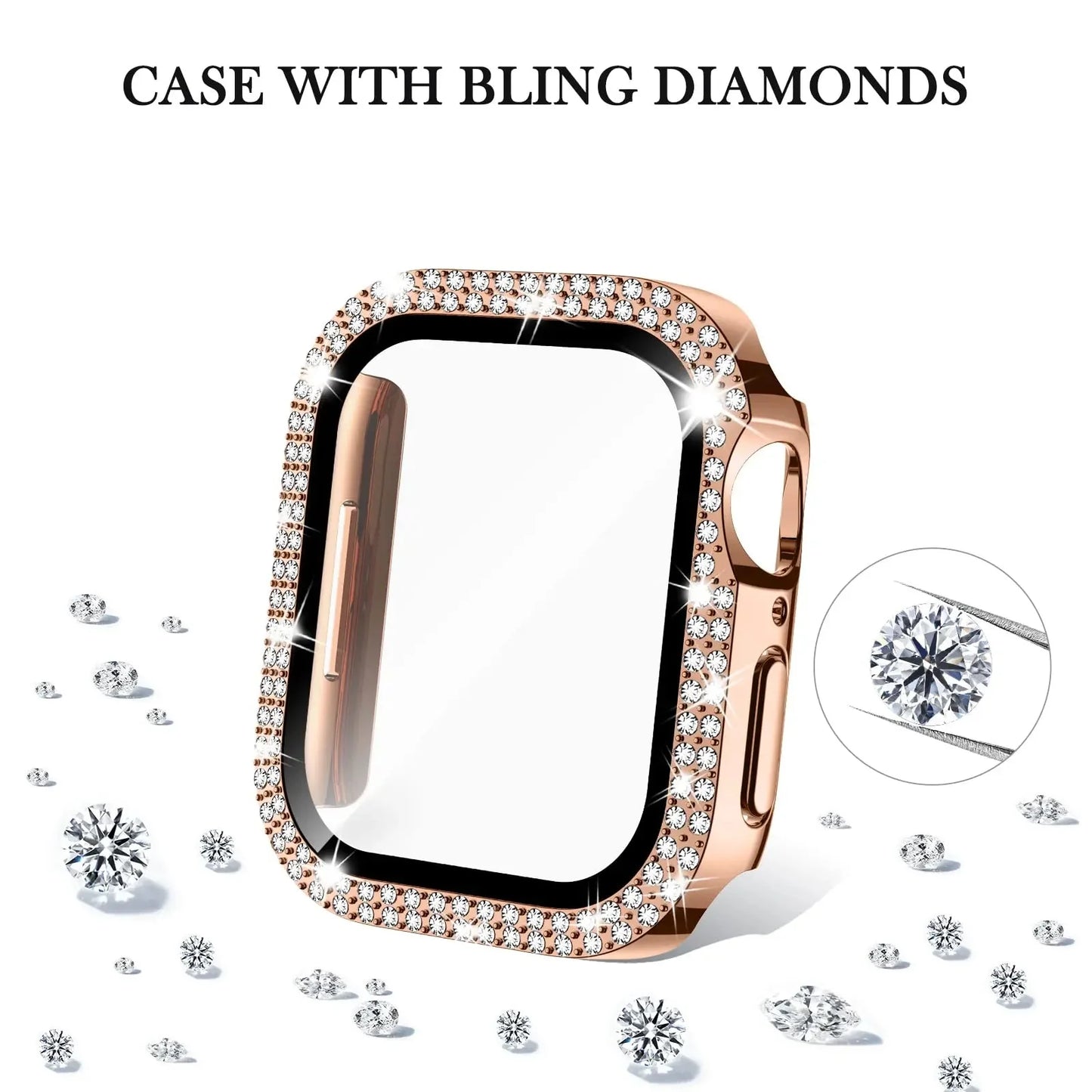 Sparkle Protective Case for the Apple Watch 1, 2 & 3 (38mm) Series Habicare