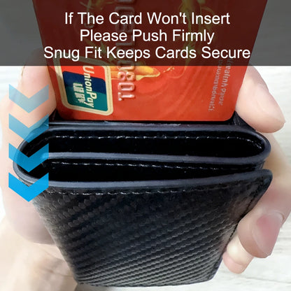 RFID-Protected Carbon Fiber Card Holder