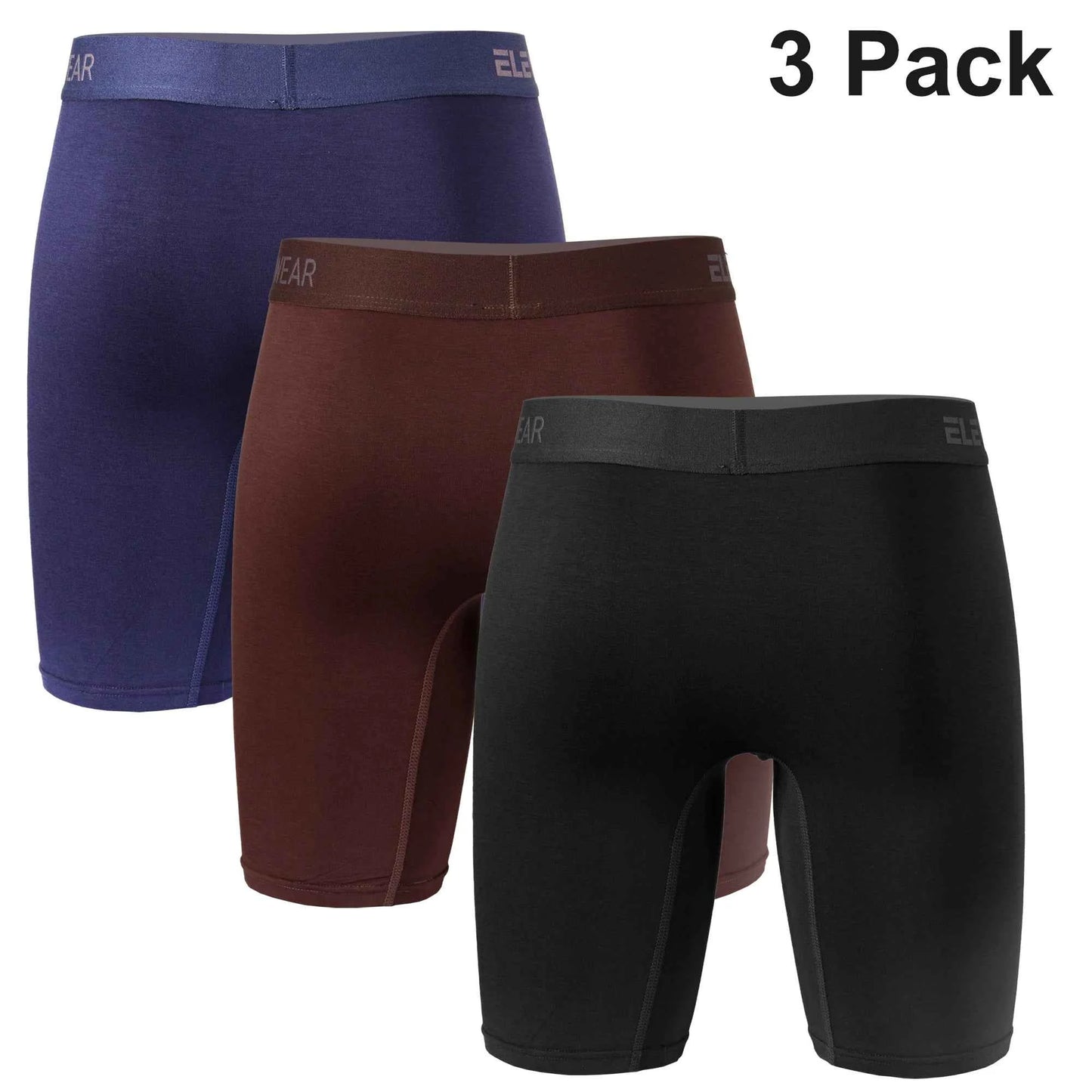 3 Pack Men's Breathable Modal Underwear - Comfortable Boxershorts
