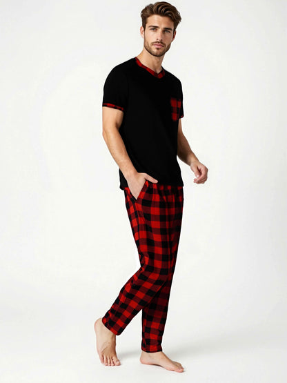 Men's Plaid Pajama Sets: Comfortable Lounge Wear for Ultimate Relaxation
