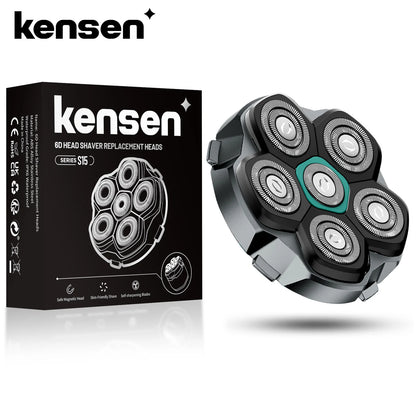 KENSEN replaceable razor blade for S15 head shaver, compatible blade refill for smooth, close shaving performance