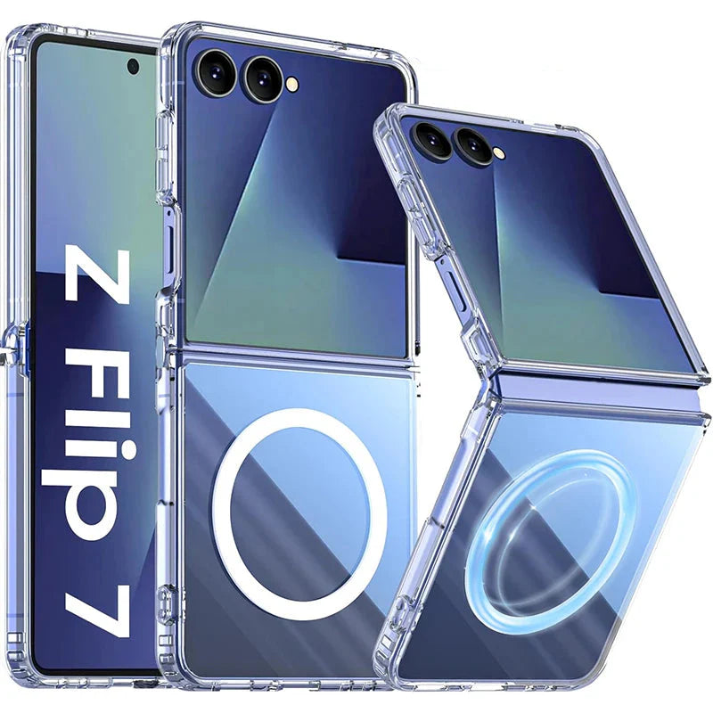 Transparent Magsafe Case for the Samsung Galaxy Z Flip7 (2 types of variant available) Habicare