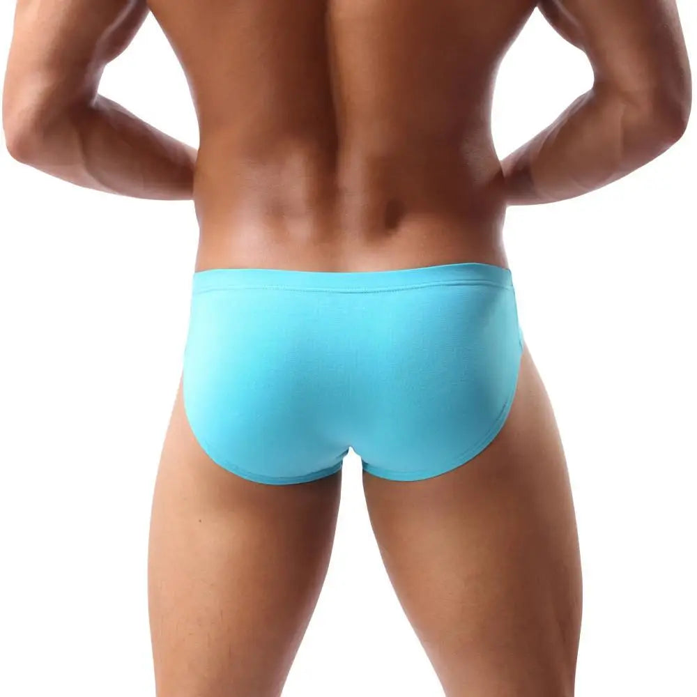 BRAVE PERSON Sexy Men's Briefs Cotton Underwear U Convex Pouch Low Waist - ShopHub