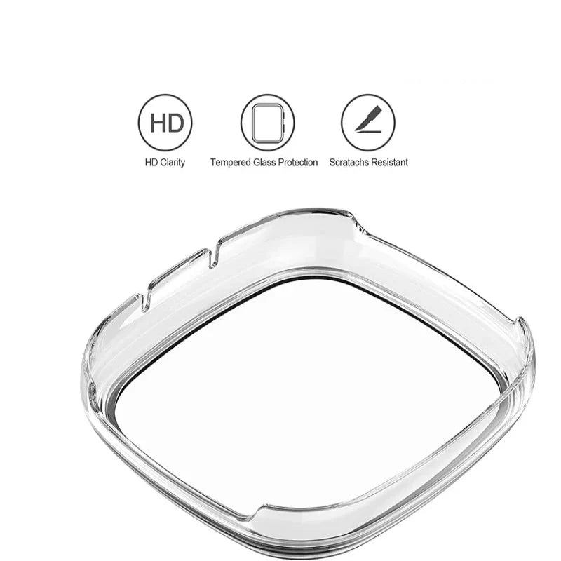 Tempered Glass Case Cover for the Fitbit Versa 3 Habicare