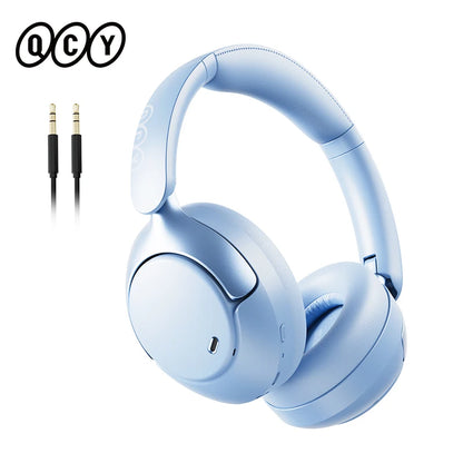QCY H3 PRO ANC Bluetooth Headphones with 50dB Active Noise Cancelling and 55H Playtime - ShopHub