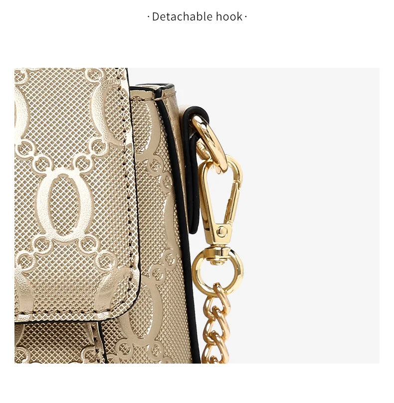 FOXER Luxury Brand Women's Shoulder Bag Cowhide Leather Gold Elegant Female Flap Bag 2026 Fashion Lady Crossbody Bag Purse